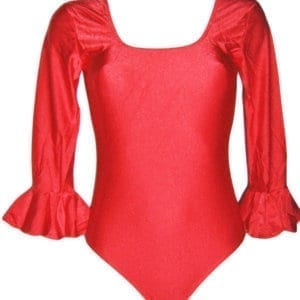 Flamenco body suit red