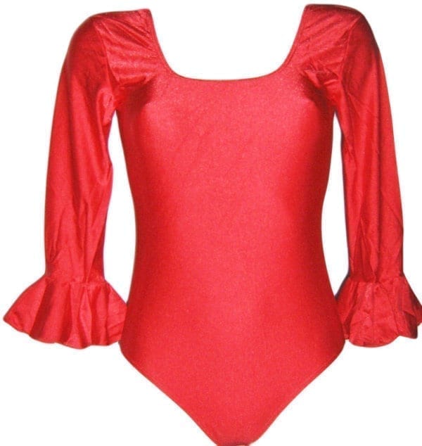 Flamenco body suit red