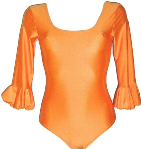 Orange body suit